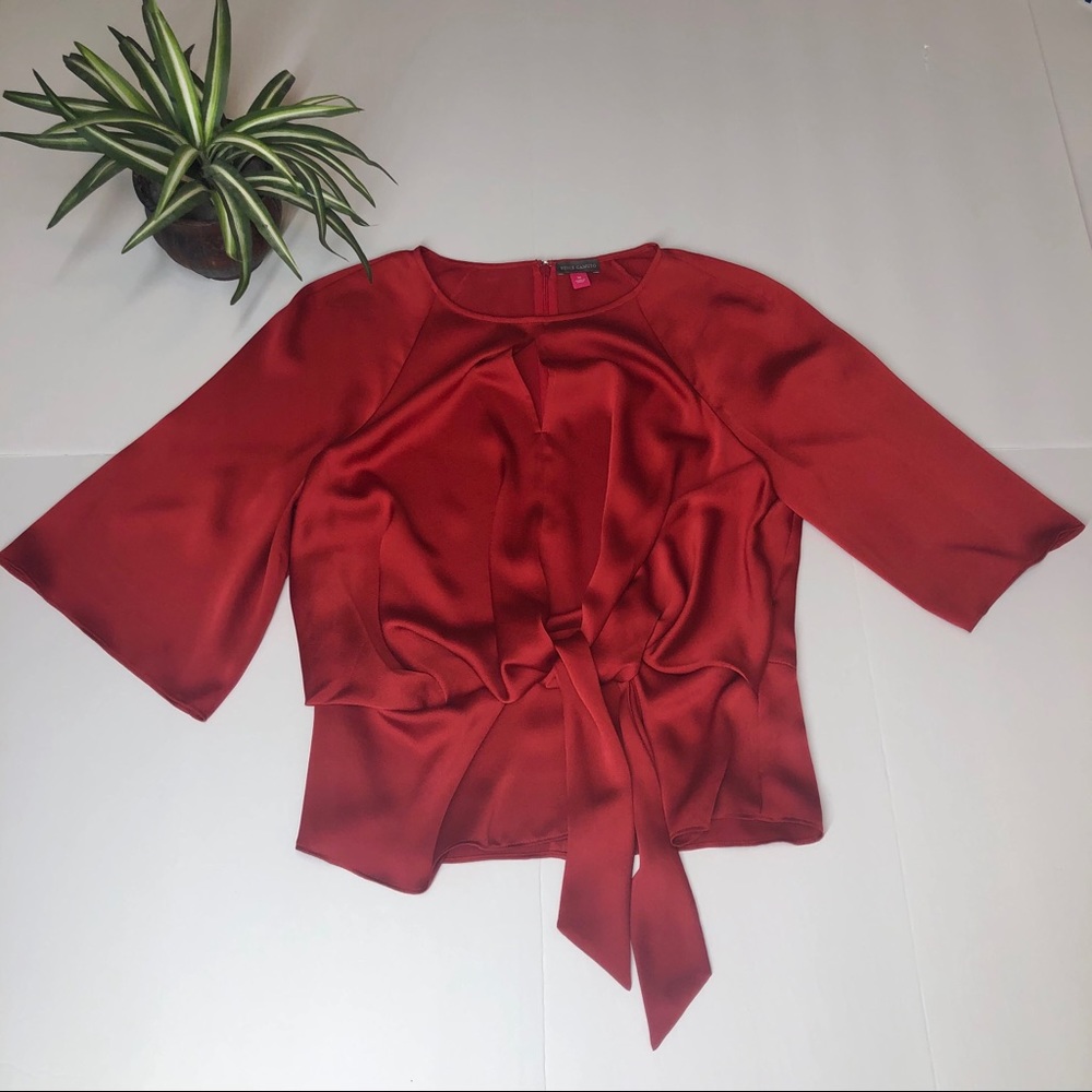 Vince Camuto Red Blouse Medium